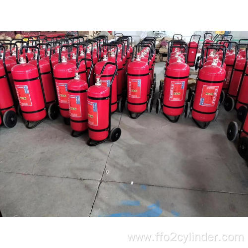 100Kg Powder Trolley Fire Extinguisher Welding Type